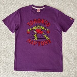Homage TMNT Donatello X Toronto Raptors Purple T-Shirt Men’s Size Medium